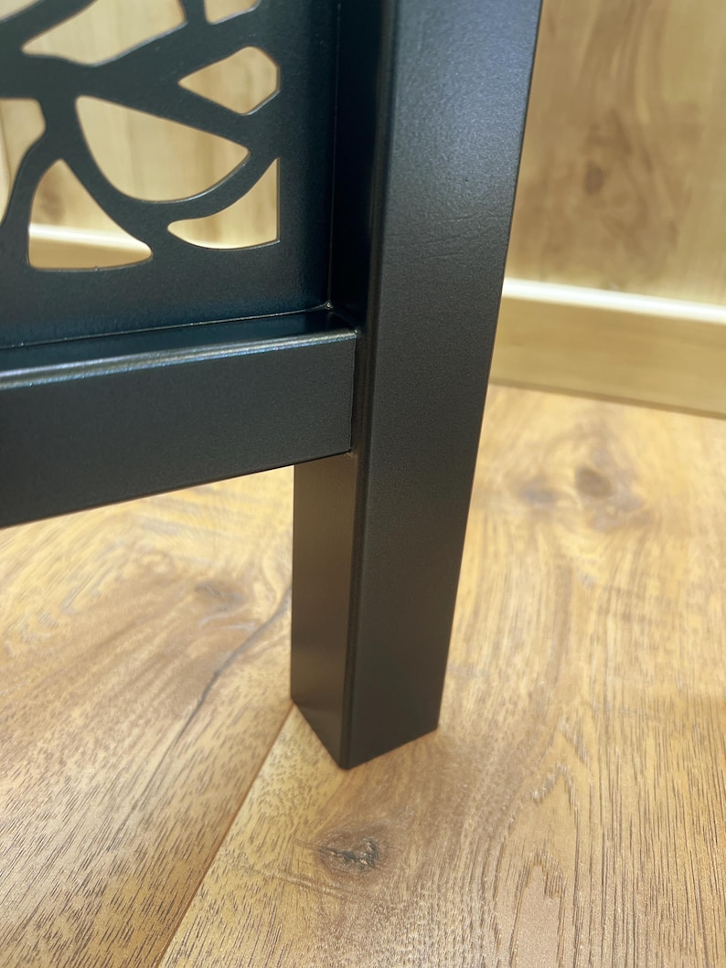 Metal Console Table Legs, H-Shape, Ficus Design, 1 1/2" Tube, Powder Coat zdjęcie 7