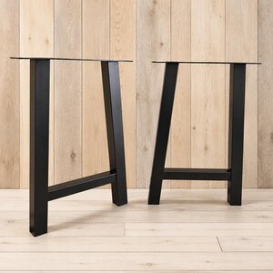 Metal Coffee Table Legs, A-Shape, 1 1/2" Tube, Powder Coat