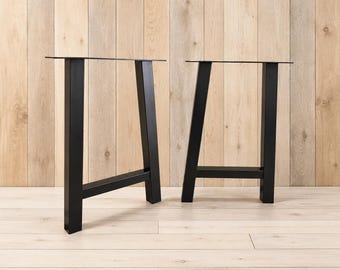 Metal Coffee Table Legs, A-Shape, 1 1/2" Tube, Powder Coat