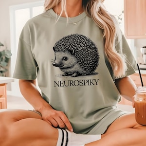 Neurospiky T-Shirt - Neurodivergent Comfort Colors Shirt -  Actually Autistic | AuDHD