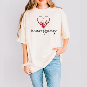 Neurospicy T-Shirt - Neurodivergent Comfort Colors Shirt -  Actually Autistic | AuDHD