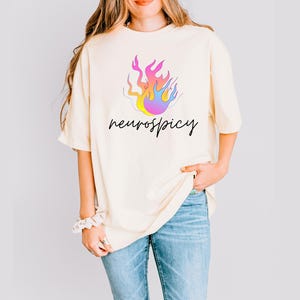 Neurospicy T-Shirt - Neurodivergent Comfort Colors Shirt -  Actually Autistic | AuDHD