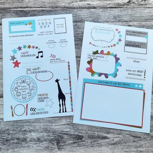 Friendship book pages for educators to say goodbye, DIN A4, digital file, download, PDF