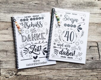 Notizbuch "be Water, My Friend" - Softcover, 120 Seiten Liniert, Für Studium, Arbeit & Reisen