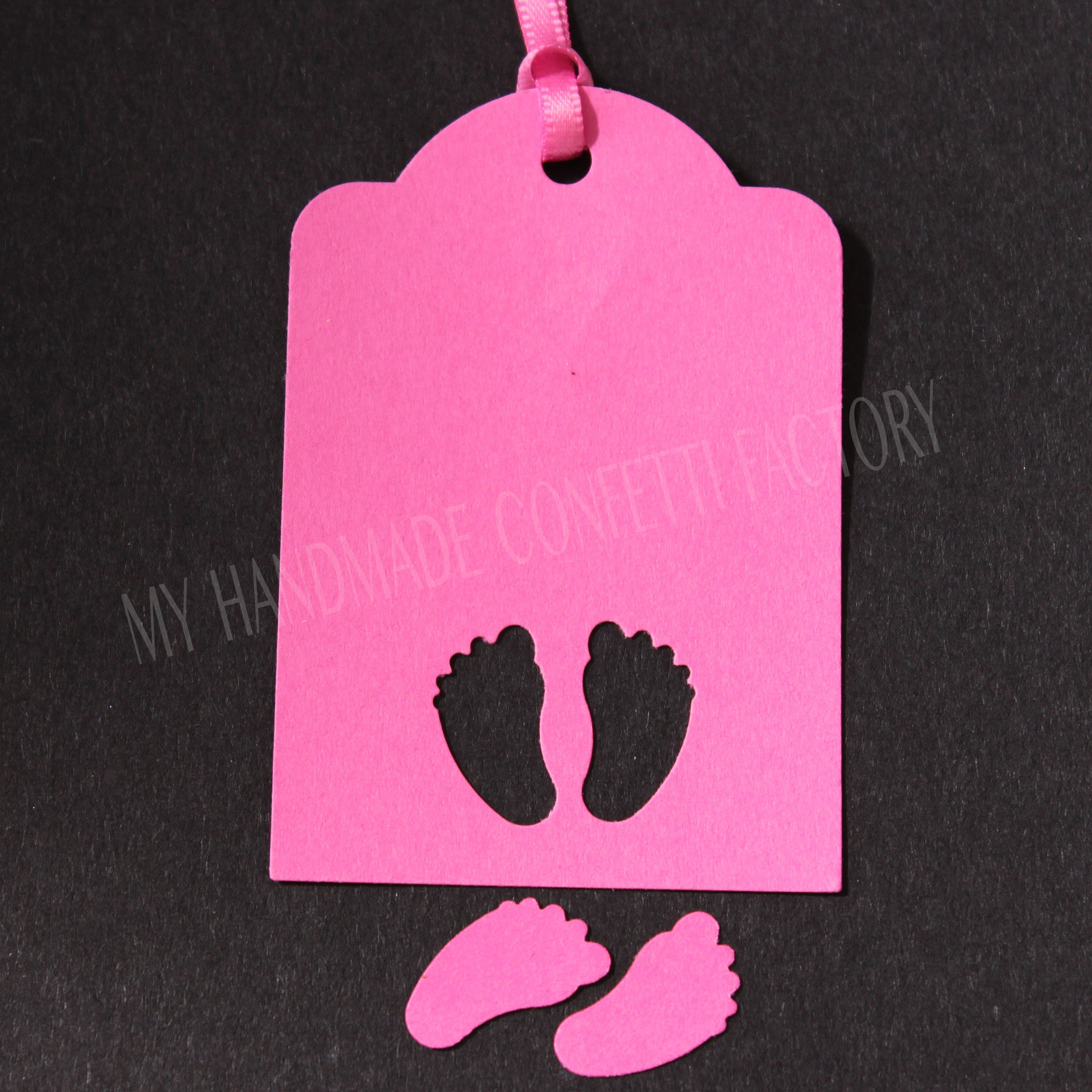 10 Baby Feet Gift Tags Free Table Confetti Etsy