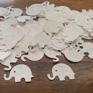 VERKOOP 100 White Martha Stewart Elephant Card tafelblad confetti