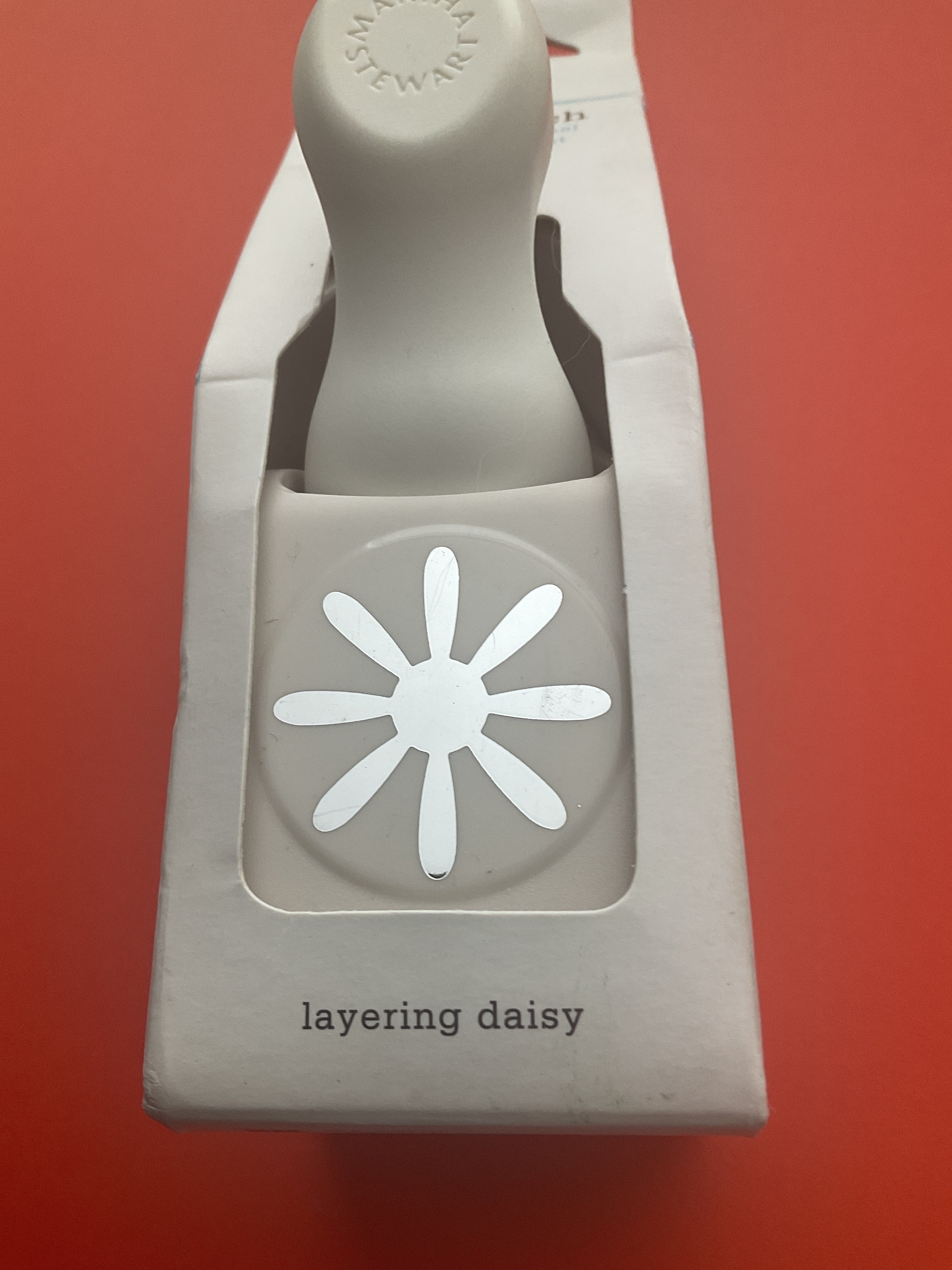 新品箱入り マーサ・スチュワート レイヤードデイジーフラワーカード