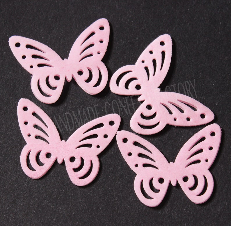 48 Large Edible Rice Paper Butterfly Cake Toppers Etsy