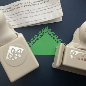 MARTHA STEWART Laurel Leaf Border & Corner Card Craft Punches - Etsy