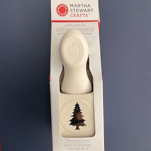 マーサ・スチュワート クリスマス ファーツリー カード クラフトパンチ