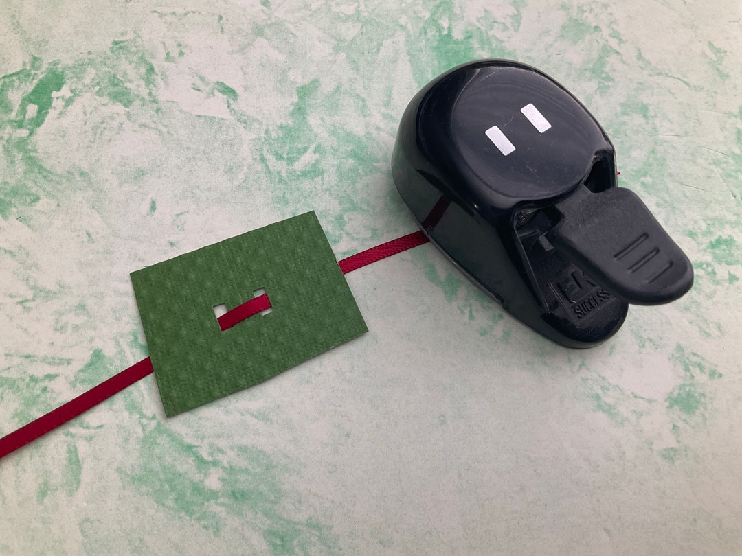 Stampin up Slit Ribbon Threader Craft Card Making Itty Bitty Punch - Etsy