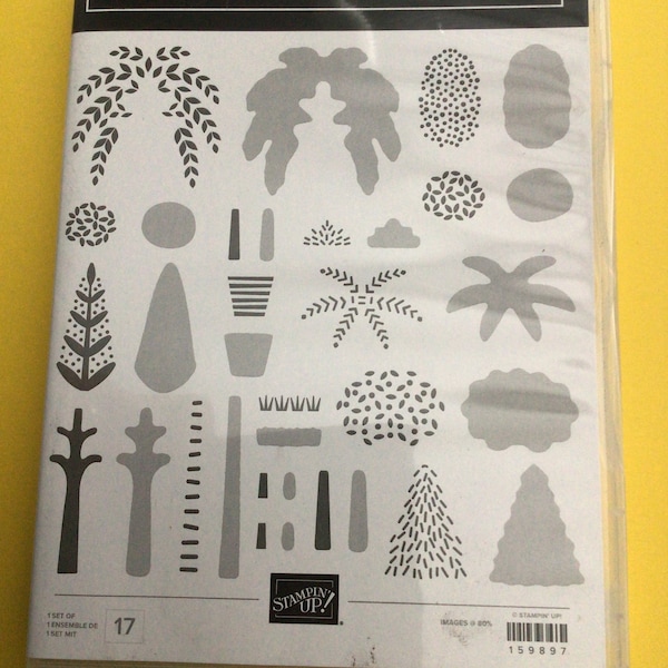 Neue Stampin Up! Unzählige Bäume Photopolymer Stempel 17er Set 159897