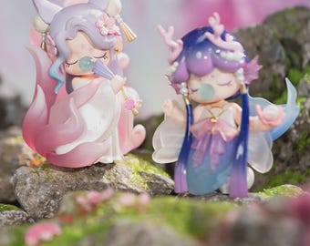 Nanci Blind Box Figure - Auspicious Eastern Spirit Beast Art Toy - Cute Mythical Vinyl Doll - Unique Mystery Gift for Toy Collectors