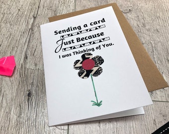 Just Because I’m Thinking of You Greeting Card