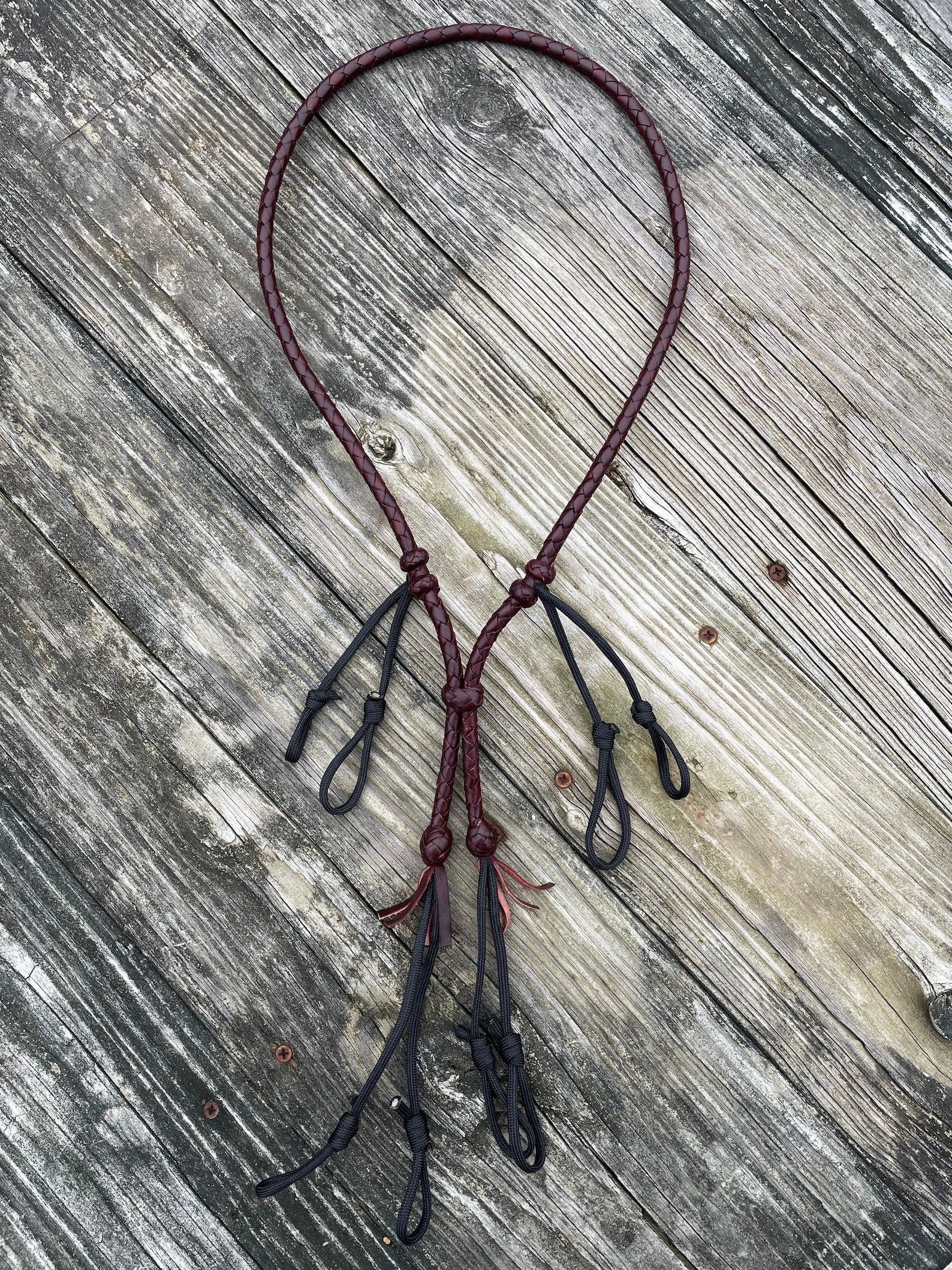 Duck Goose Call Lanyard Braided Leather 4 Leads Made in the USA Etsy