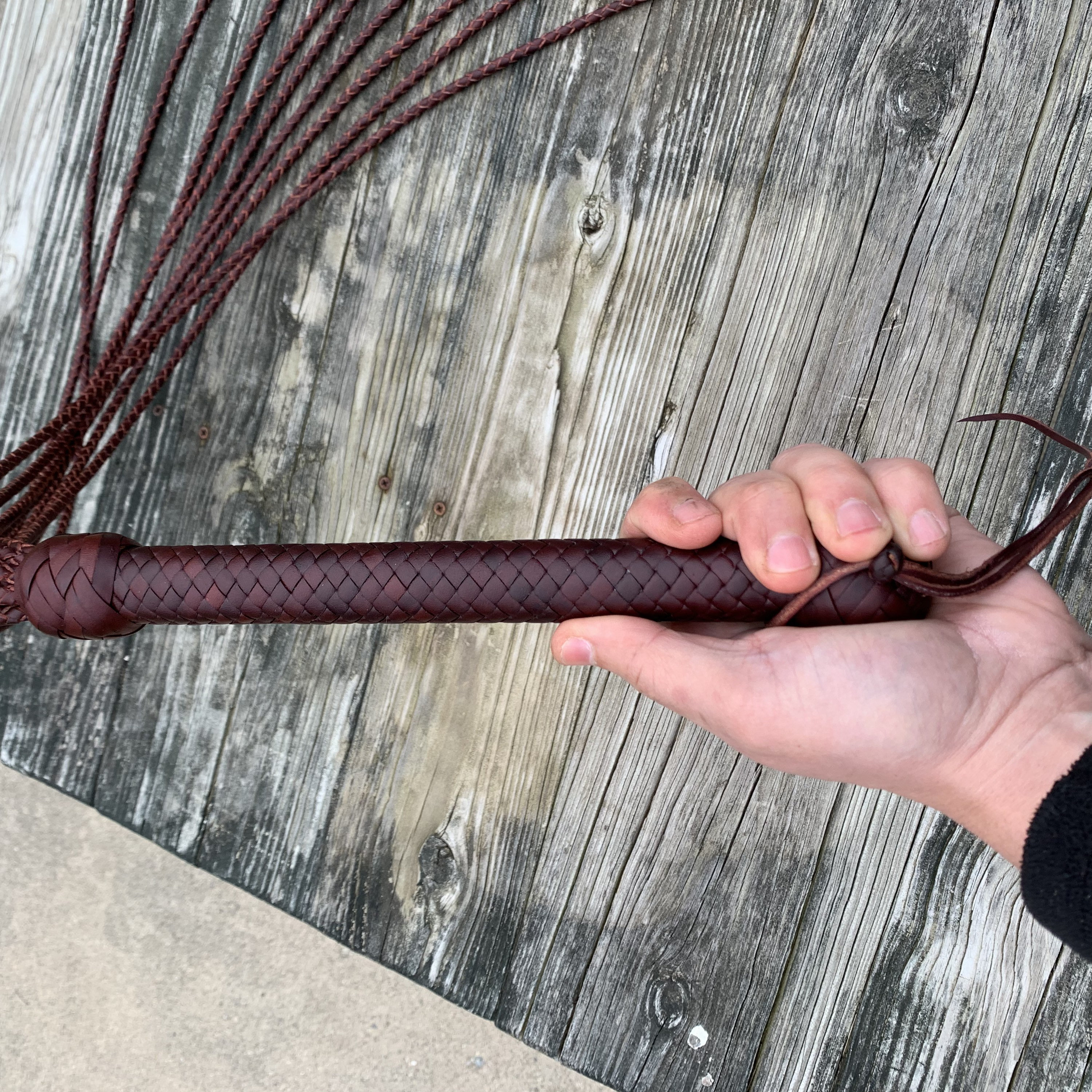 Cat O’ Nine Tails Leather Whip - Made in USA - Etsy