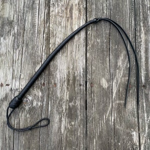 Leather Quirt in Cowhide - Made in the USA