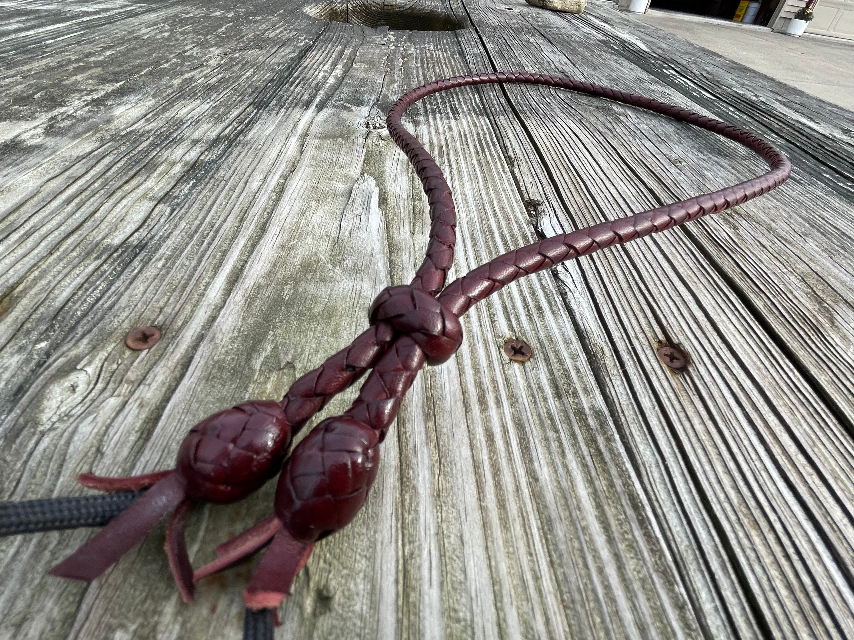 Duck Goose Call Lanyard Braided Leather 2 Leads Etsy