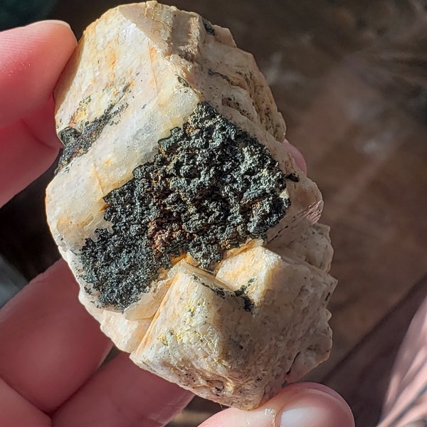 Terminated Feldspar with Epidote