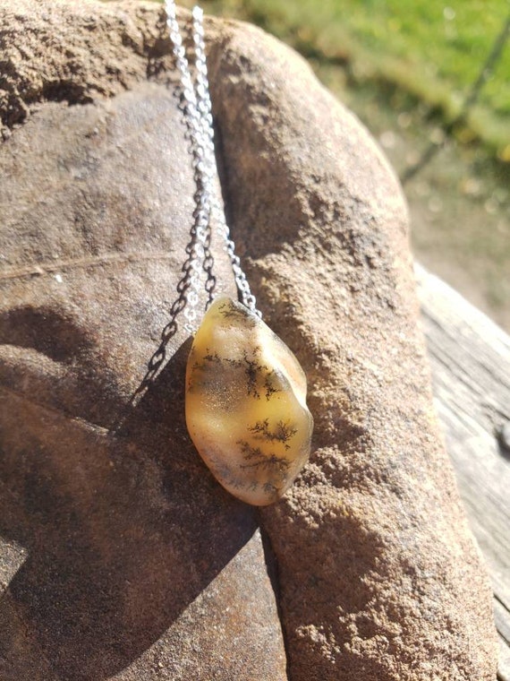 Montana Dendritic Agate Necklace
