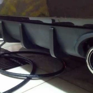Ailettes de diffuseur Volvo c30s imprimées en 3D