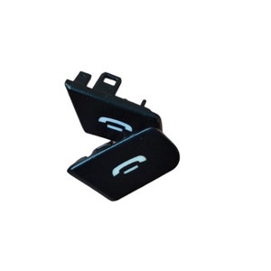 May include: Two black plastic car door handle buttons with a white phone icon on each.