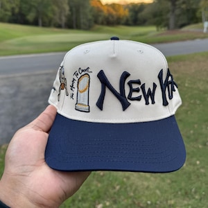 Custom New York Hat 5 Panel Snapback Y