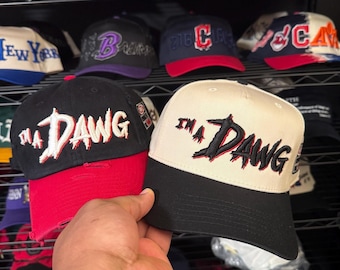 Custom 3D Embroidered I'm A Dawg Hat GA