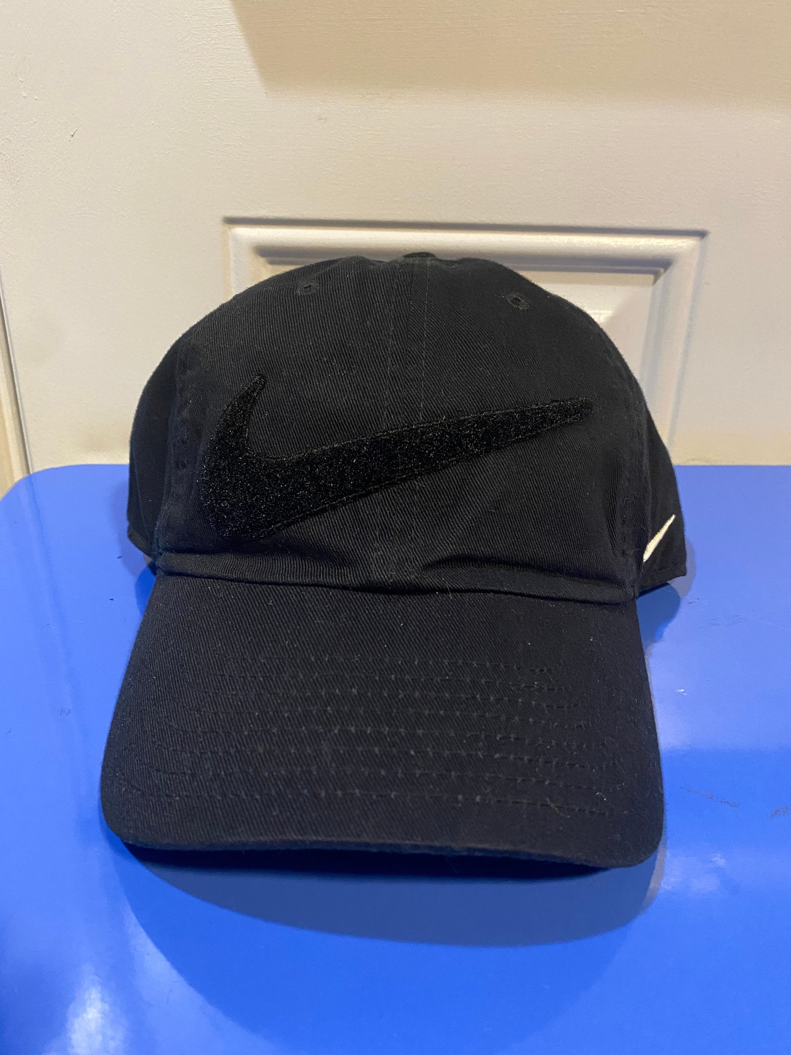 Custom Nike Interchangeable Velcro Swoosh Patch Dad Hat | Etsy