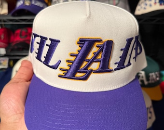 Custom Los Angeles LA Villains Hat Purple