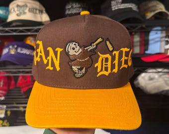 Custom San Diego Skeleton Friar "Who's Your Padre?" Hat