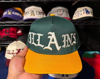 Custom A Villains Hat Green/Gold