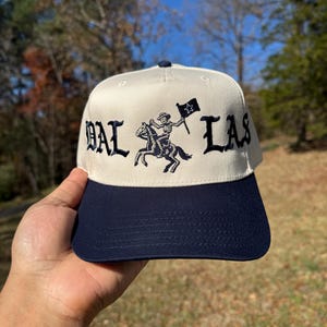 Custom Dallas Skeleton Cowboy Hat 5 Panel