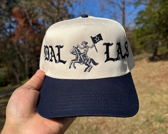 Custom Dallas Skeleton Cowboy Hat 5 Panel