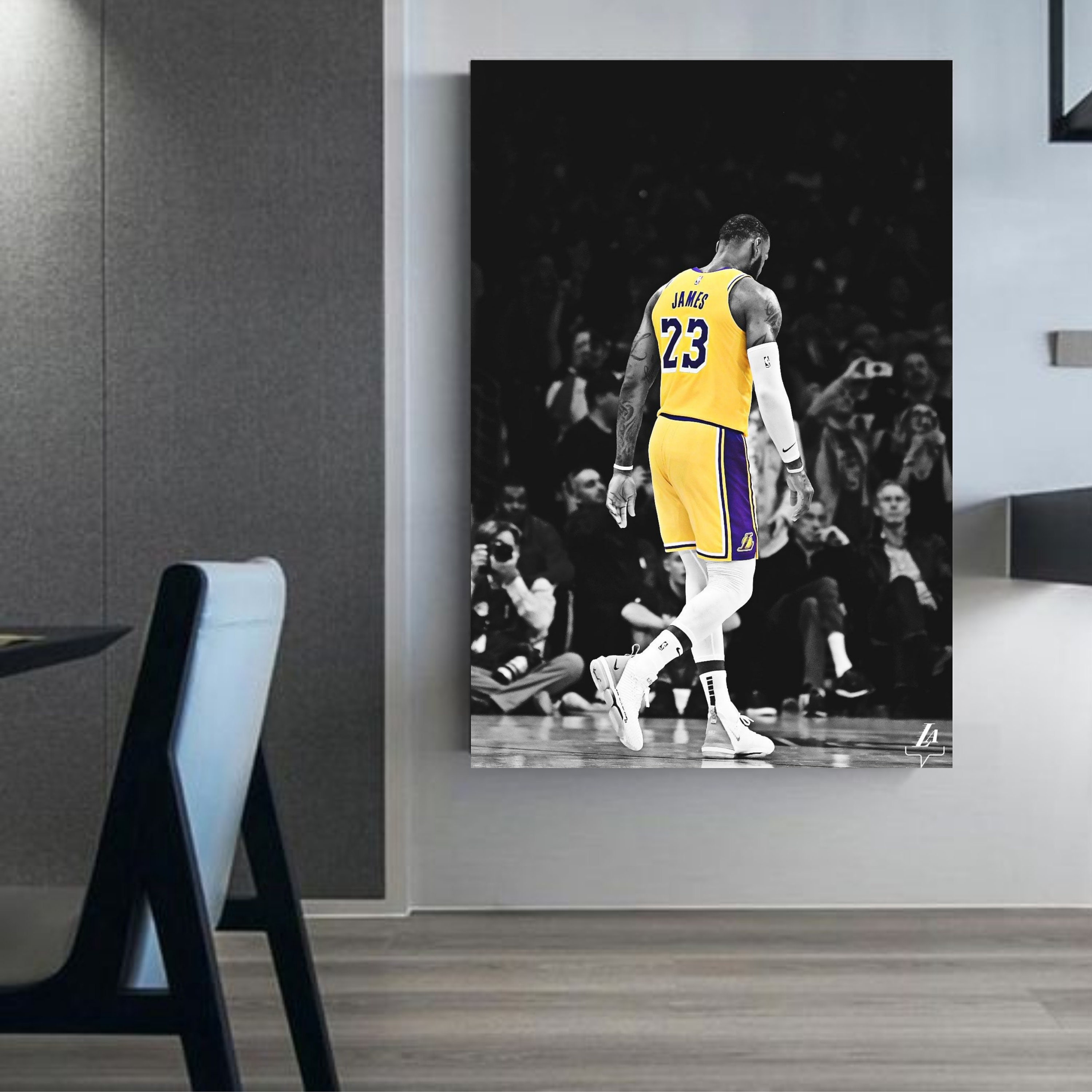 Lebron James picture framed King of L.A. Lebron james ...