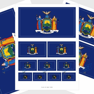 Stickers drapeau de New York
