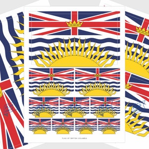 British Columbia Flag Stickers