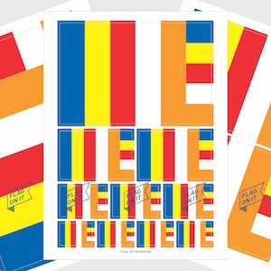 Buddhism Flag Stickers