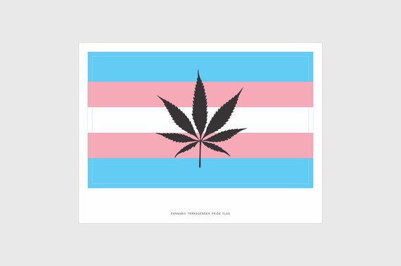 Marijuana Rainbow Pride Flag 3x5ft - LGBTQIA Cannabis 420 Fest Decoration
