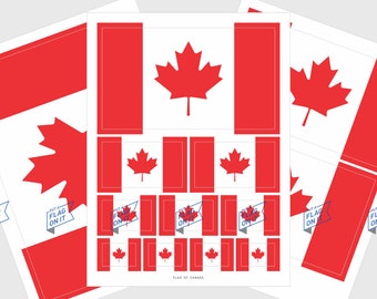 Canada Flag Stickers