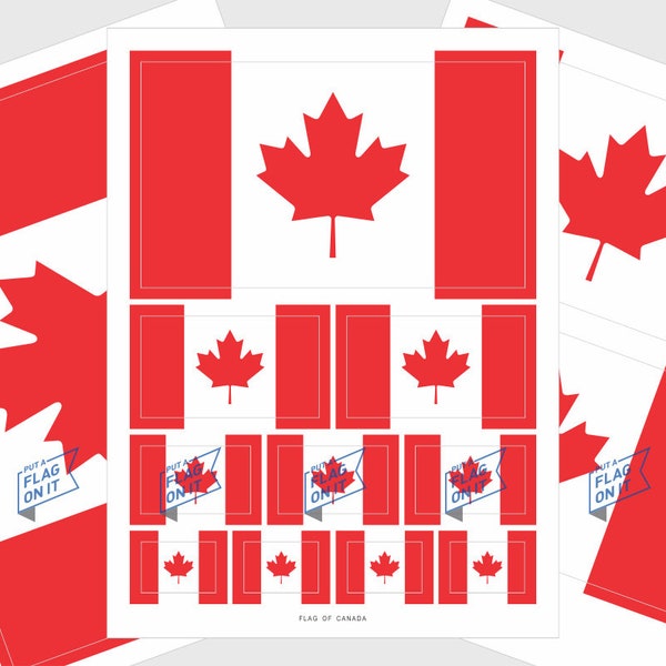 Canada Flag Stickers