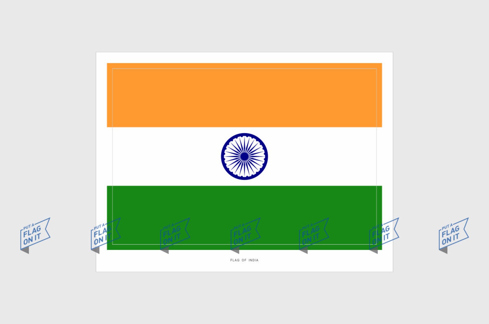 India Flag Sticker Weatherproof Vinyl Proud Indian Country Etsy