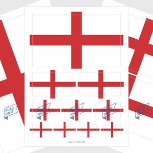 England Flag Stickers