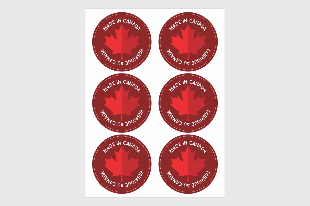 Canada Flag | Made in Canada Stickers | Buy Canadian! - Etsy Canada