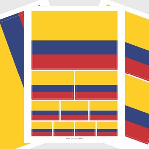 Columbia Flag Stickers