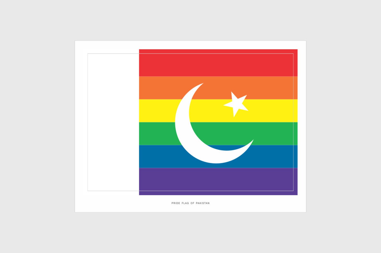 Pakistan LGBT Pride Flagge Sticker Wetterfeste Vinyl Etsy