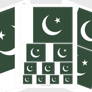 Pakistan Flag Stickers