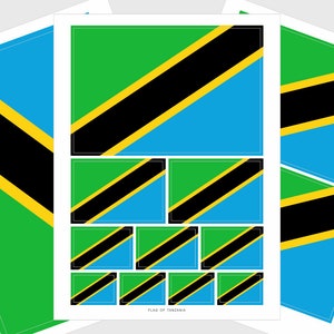 Tanzania Flag Sticker