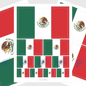 Mexico Flag Stickers