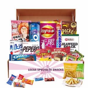 Boîte de collations asiatiques : paquet de variétés japonaises et coréennes (20 collations)